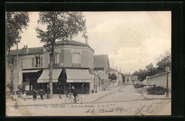 CPA Créteil, Rue des Buttes