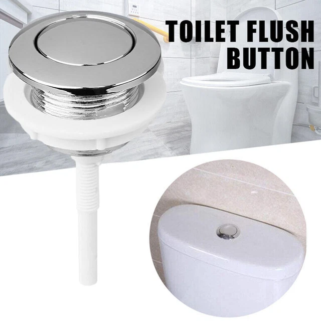 BATHROOM TOILET PUSH Button Single Flush Button Toilet Water Tank