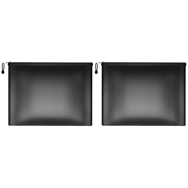 2 Pack Tissu Ignifuge Sac De Classement Caisse Organisateur Stockage Documents