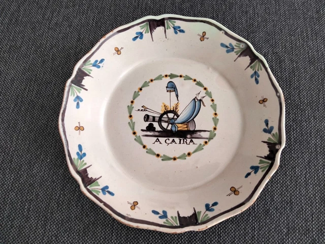 Assiette Révolutionnaire Nevers  XVIIIe (2)