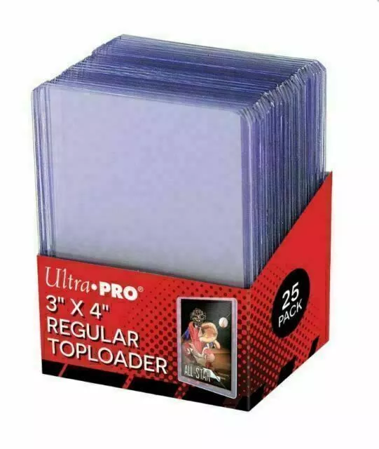 Sealed, Ultra PRO 3" x 4" Regular Toploader - 25 Pack. Brand New.