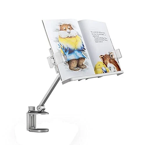 Book Stand for Reading,Book Arm Stand,Cook Book Stand,Height Angle
