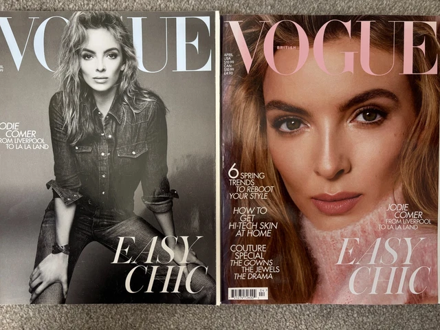 女性情報誌 Vogue UK December 2023 Jodie Comer For British Superstar Jodie Comer, National Treasure Status