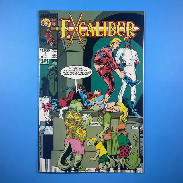 Excalibur #9 Chris Claremont & Alan Davis Marvel Comics X-Men 1989