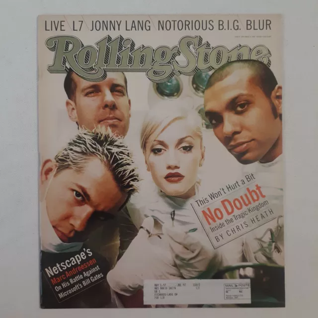 Rolling Stone No Doubt Live L7 Jonny Lang Notorious B.I.G. Blur Marc Andreessen