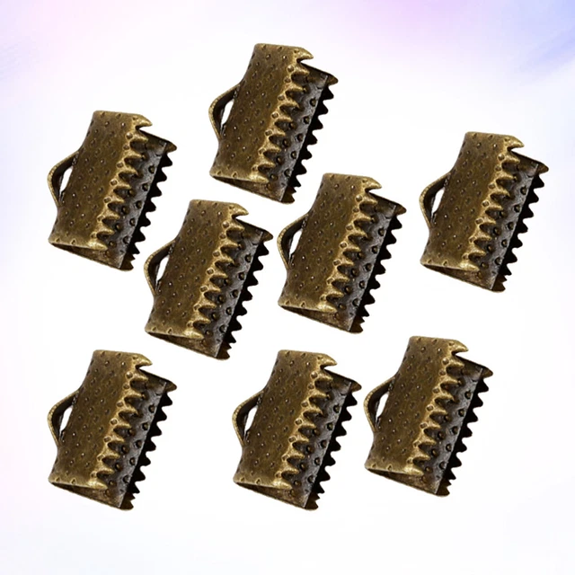 100 PIEZAS Clips Cremallera Crimp-Pellizch Cierre Accesorios Marcadores