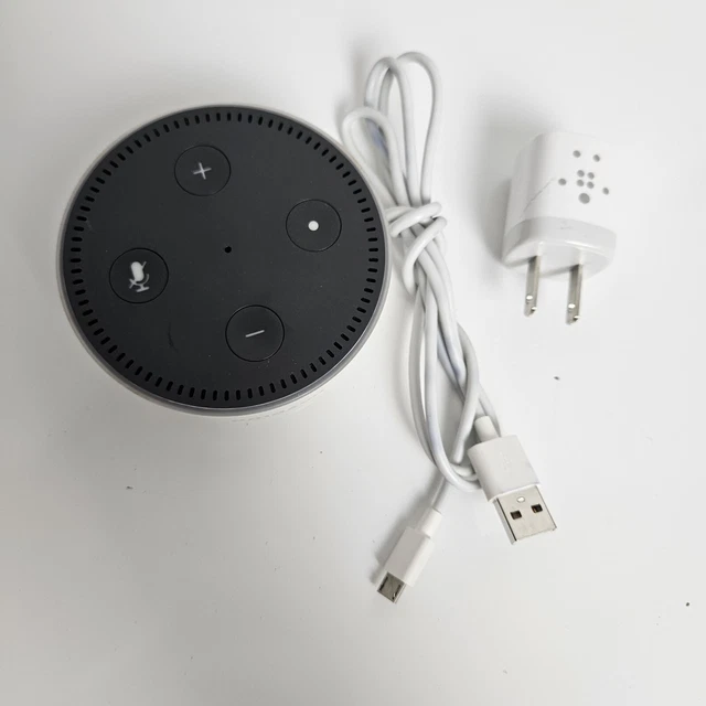 AMAZON ECHO DOT (2nd Generation) Smart Speaker White Free Fast