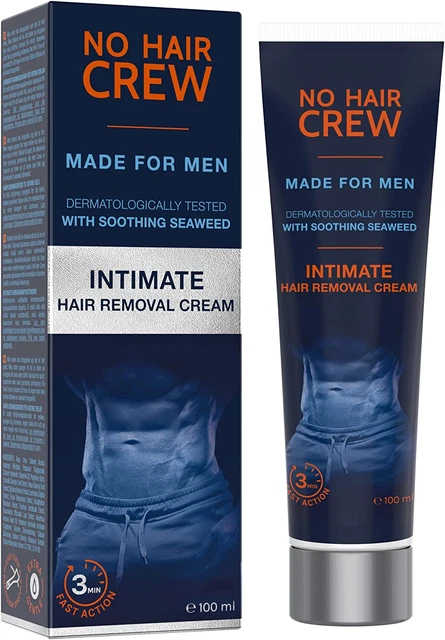 Crème Dépilatoire Intime, Extra Douce Pour Zones Sensibles Pour Hommes 100 Ml