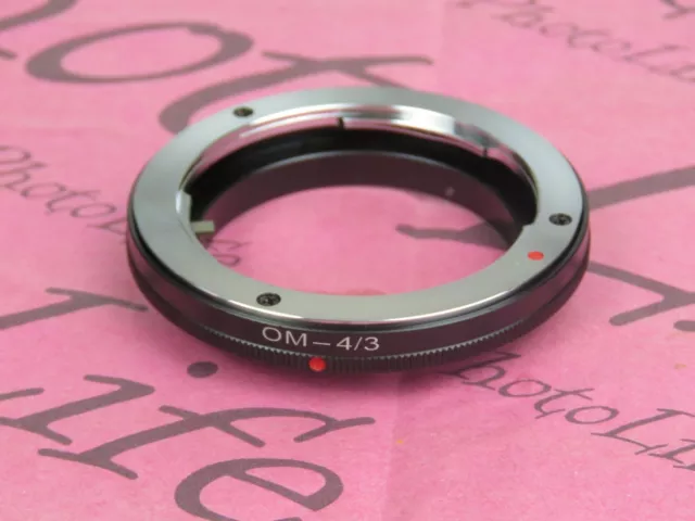 Olympus OM Lens Mount Adapter Ring OM-4/3 for Olympus E-620 E-410 E-400 E-330