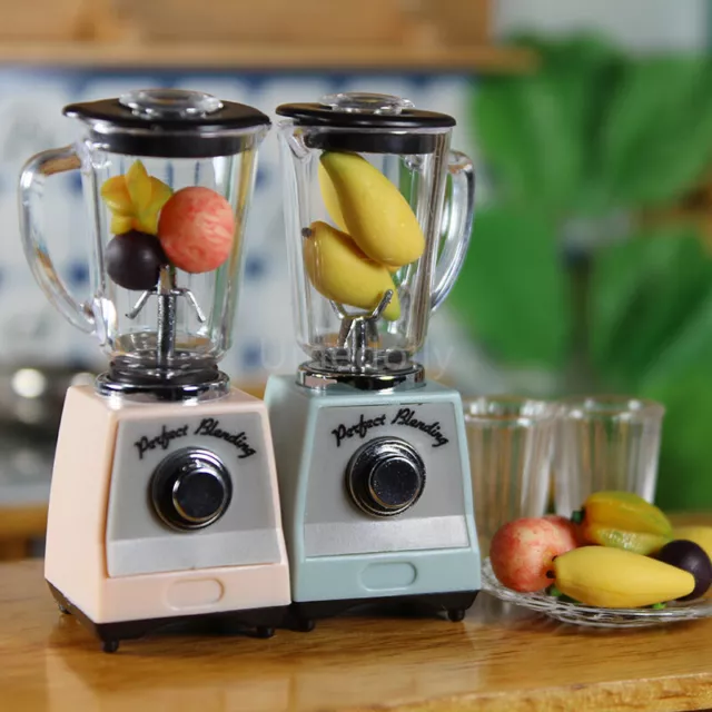 Maßstab 1:12 Puppenhaus Miniatur Juicer Trennbar Machine Rühren Küche Zubehör