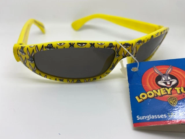 Occhiali da sole vintage per bambini Looney Tune - montatura gialla Bugs Bunny - Warner Bros