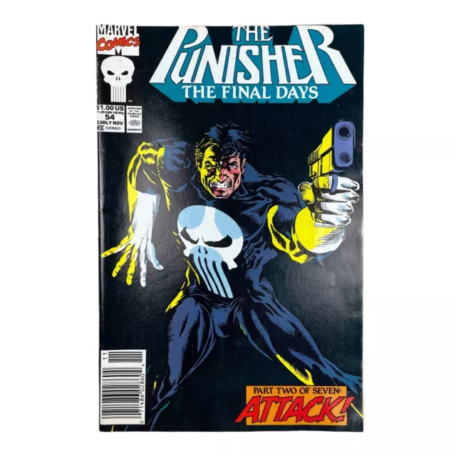 MARVEL comics the punisher vol 2 issue 54 vintage 1992 comic book VGC
