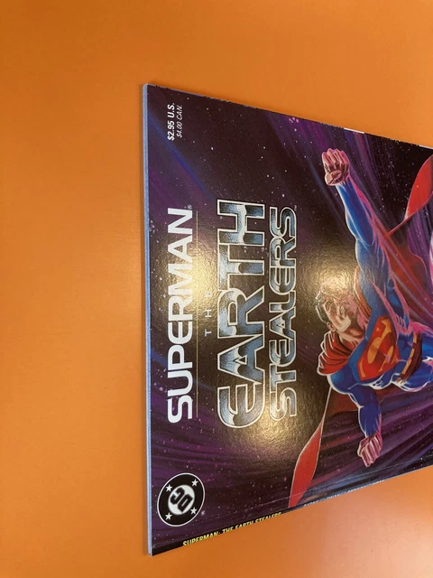Superman The Earth Stealers Graphic Novel 1988 John Byrne! Curt Swan & Ordway Nm 3