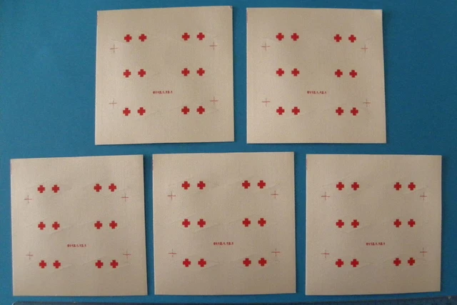 Lot De 9 Plaques D'immatriculation Autocollantes Miniatures SOLIDO / VEREM - état Neuf