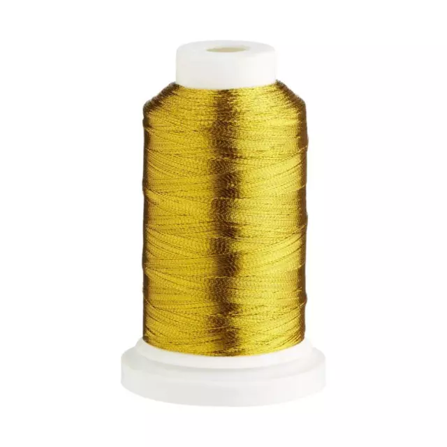 NEW Birch Metallic Thread 1000 Metre Roll By Spotlight