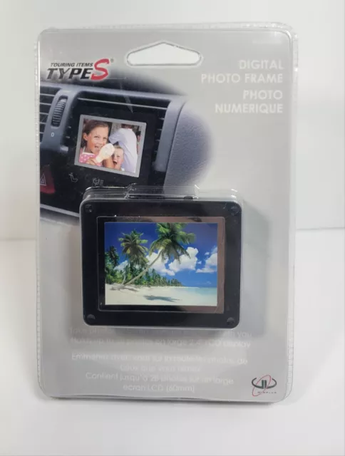 Touring Items Type S Digital Photo Frame. Holds 28 Photos. 2.4" LCD Display