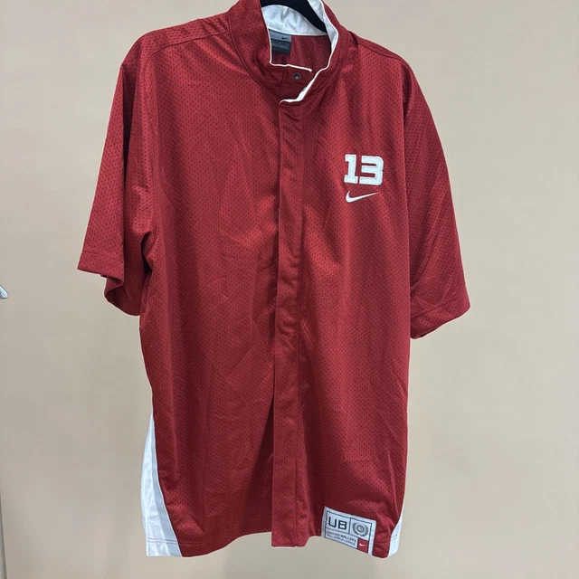 Nike UNITED BALLERS メッシュ ボタン 刺繍ロゴ 半袖バレー Vintage