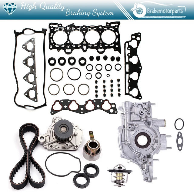 TIMING BELT KIT Water Pump Thermostat Fit For 9600 Honda Civic 1.6L