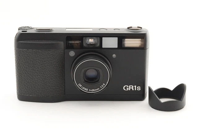 Read! [Near MINT] Ricoh GR1s QD Black Point & Shoot 35mm Film Camera From JAPAN
