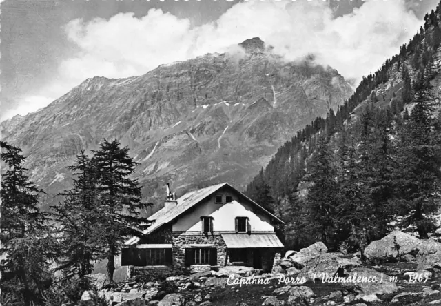 Cartolina - Postcard - Capanna Porro - Valmalenco - 1956