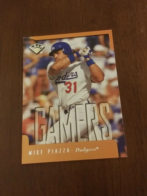 1997 Donruss/Leaf Gamers Mike Piazza HOF SHARP!