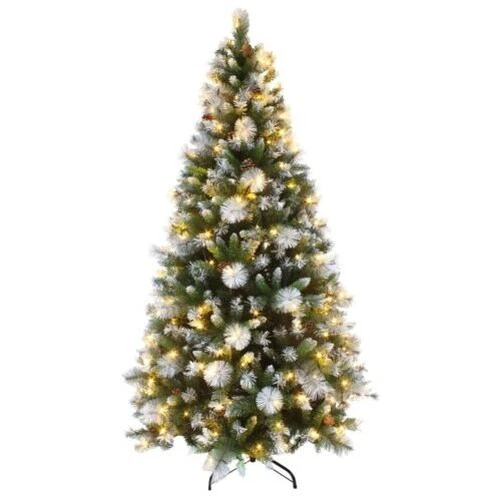 LUXUS VOR BELEUCHTET Verziert Künstlich Weihnachtsbaum LED Mattiert