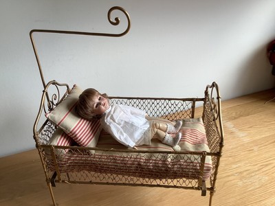 Lit En Fer Forge Ancien Lit Enfant Fer Forge Net De Grenier Banquette Jardin Eur 118 00 Picclick Fr