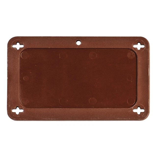 BRADY 87710 Blank Tag,Plstc,2 1/5in H,3 5/7in W,Brwn