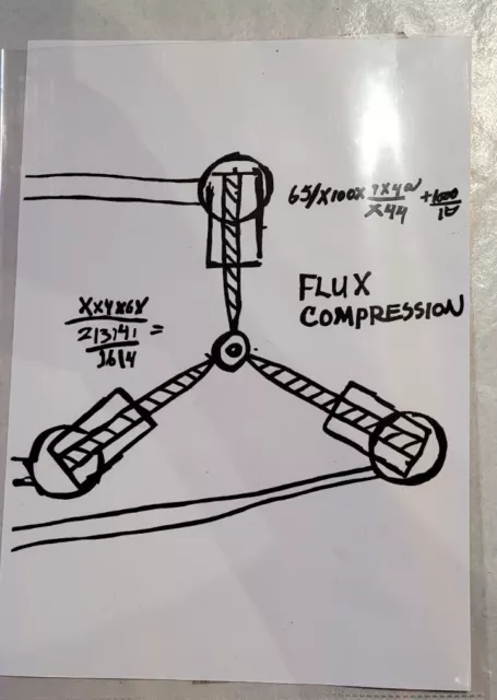 Perfect replica of the Time Connector Drawing by Doc Brown