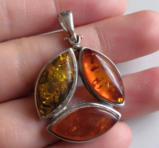 Pendentif Croix Orthodoxe En Ambre De La Baltique - Neuf Avec étiquette
