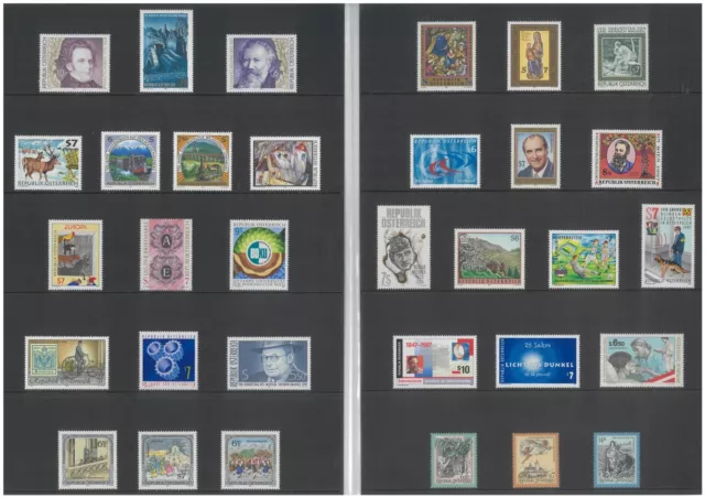 Austria 1997 Complete Year Set Collection of 32 Stamps MUH