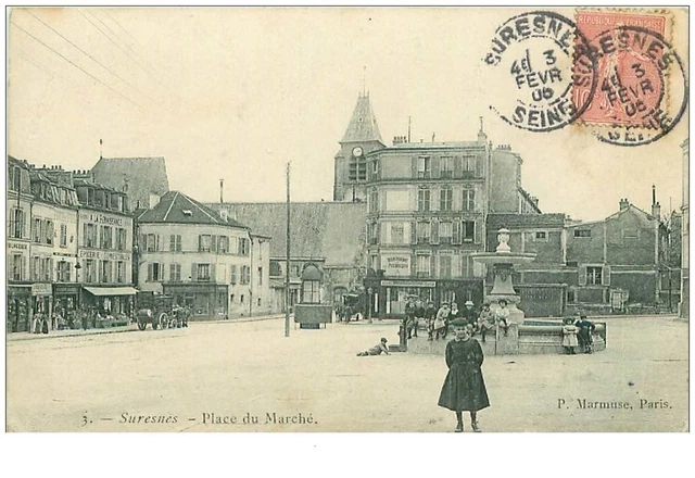 92.SURESNES.n°10002.PLACE DU MARCH