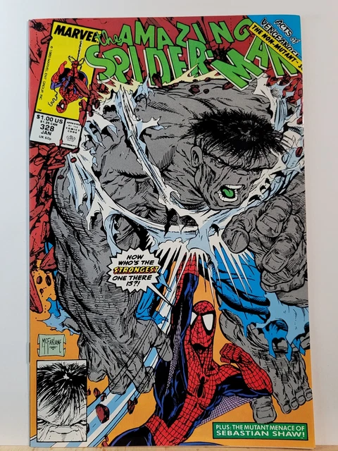 AMAZING SPIDER-MAN #328 (VF/NM) Final McFarlane artwork in Amazing Spider-Man