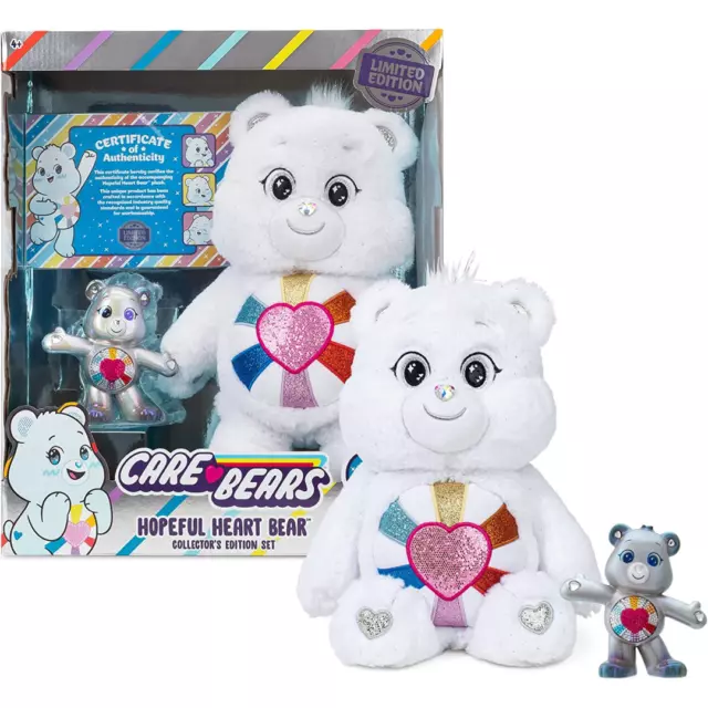 Care Bears Collectors Edition Set Cute Plush Soft Cuddly New Kids Toy