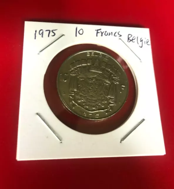 1975 10 Francs Belgie Coin - Nice World Coin !!!