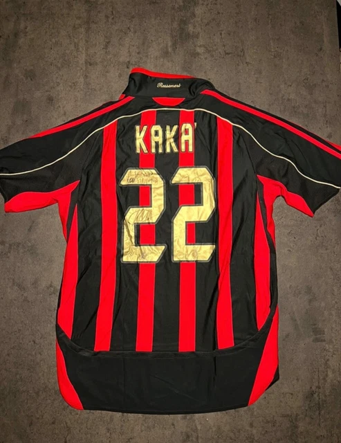 KAKA 22 AC MILAN 2006 2007 HOME MAGLIA JERSEY SERIE A CHAMPIONS LEAGUE