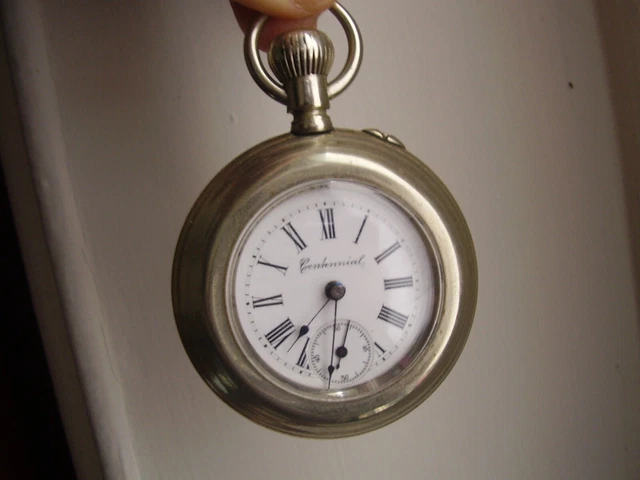 Lot De 100 Couronnes Avec Pierre Bleue Pour Montres à Gousset Anciennes - Kit De Réparation