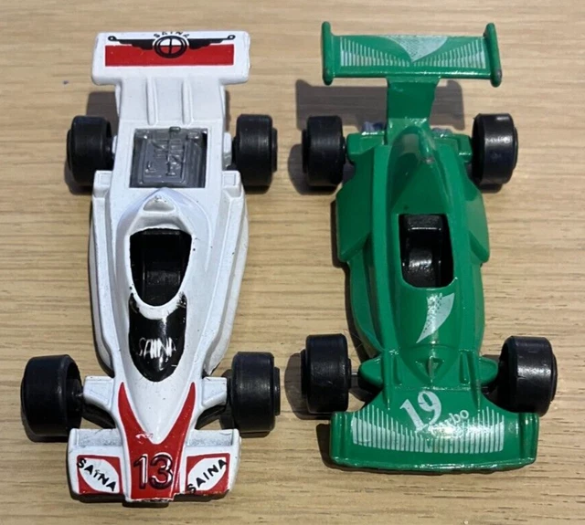 Vintage Druckguss F1 Miniatur Spielzeug Autos alte Formel 1. Made in China Rennwagen