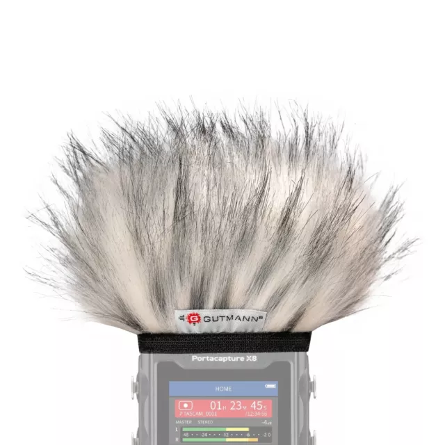 Gutmann Microphone Fur Windscreen Windshield for Tascam Portacapture X8 HUSKY