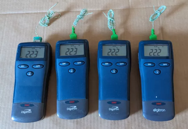 Digitron 2000T Thermocouple Thermometer with K Type Probe