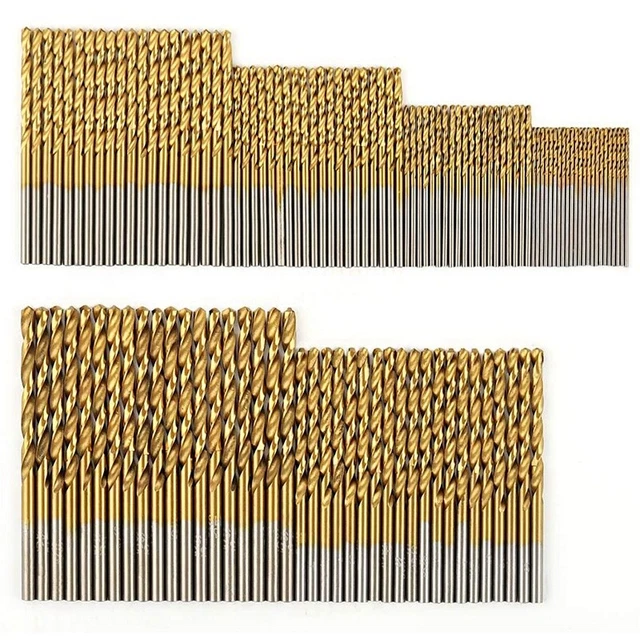 120 StüCk -Bohrer-Set HSS-Bohrer für Metall, , , Kunststoff,