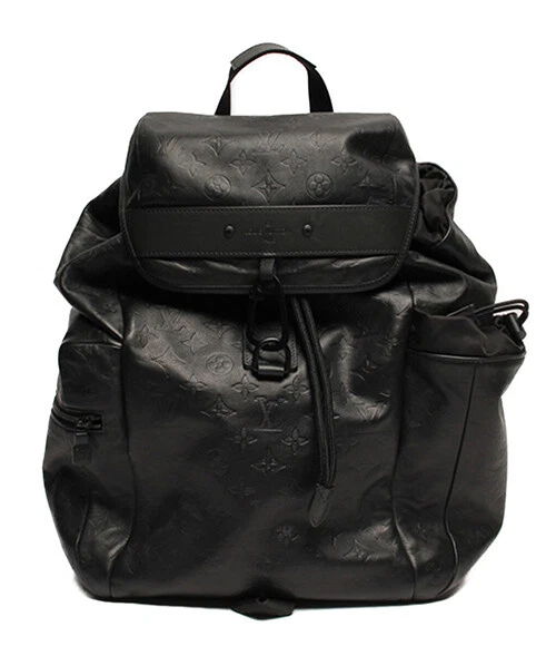 Louis Vuitton Ruck Sack Discovery Backpack Monogram Shadow Leather M43680 Mens