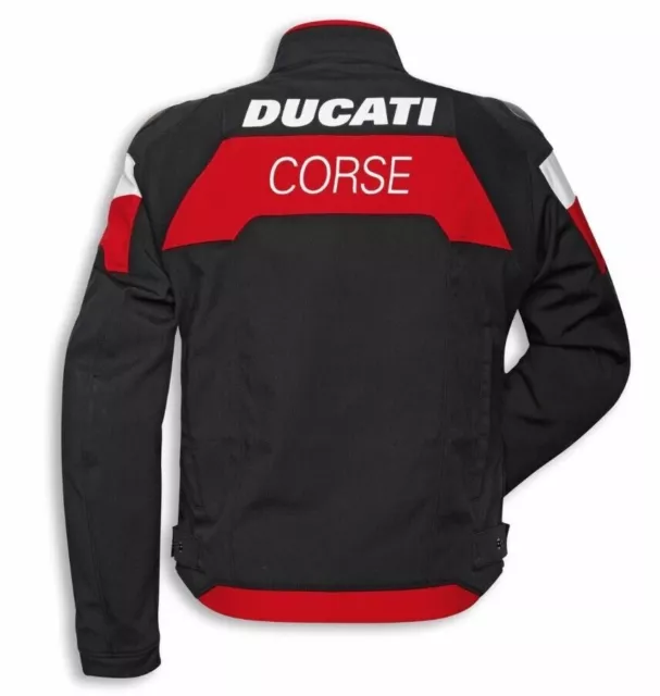 Chaqueta Ducati Corse 2023 Hombre Motocicleta Textil Impermeable Motocicleta Carrera Bicicleta 2