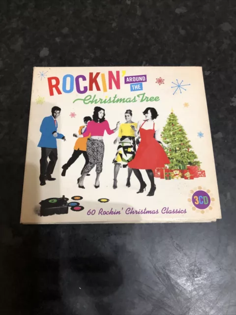 Various Artists : Rockin' Around the Christmas Tree CD 3 discs (2013) 60 Tracks