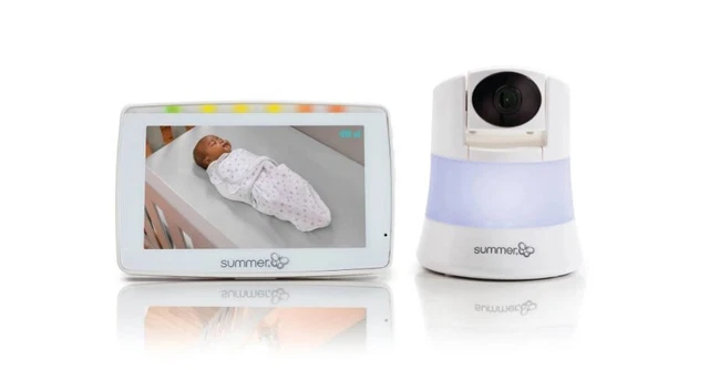 Monitor de video digital a color Summer In View 2.0 5" con brillo suave luz nocturna