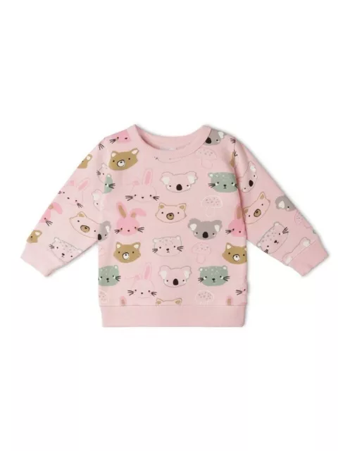 SPROUT - Baby Size 0000 - Organic All Faces Sweat Top - NEW with tags