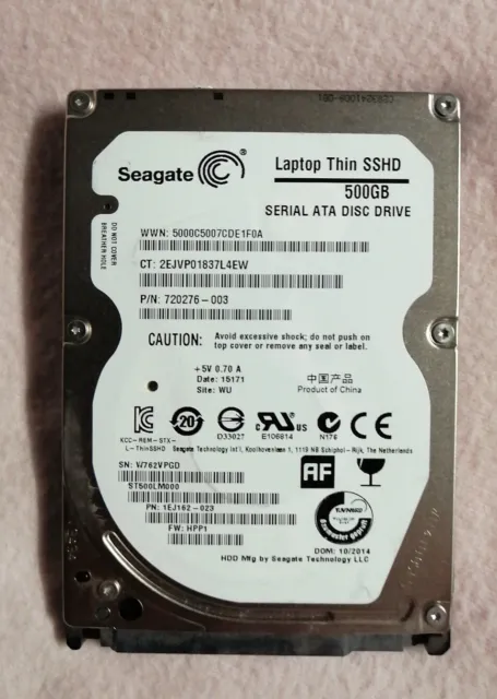 -Seagate Laptop Thin SSHD ST500LM000 2,5Zoll SATA 500GB..-