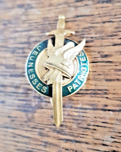 Insigne Original Ligue Des Jeunesses Patriotes 1924-1936 - Bronze - Très Bon état