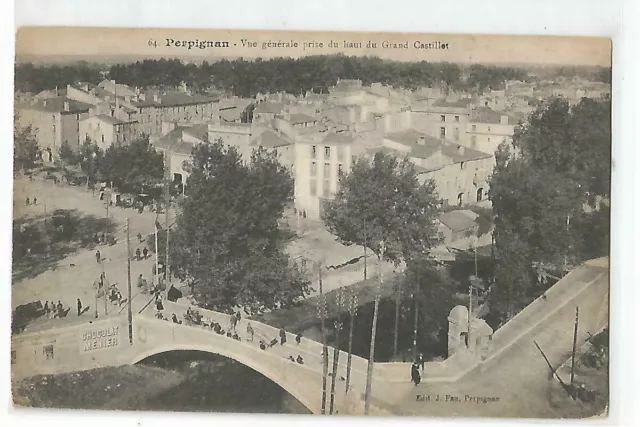 66 Perpignan , Vue Generale Prise Du Haut Du Grand Castillet