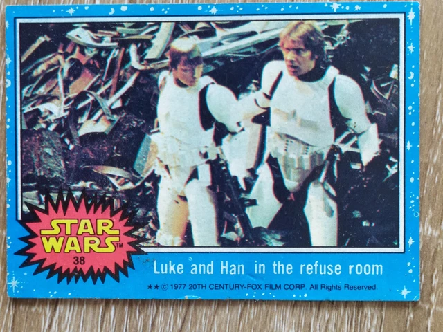 Carte Topps Star Wars N°38 / 1977